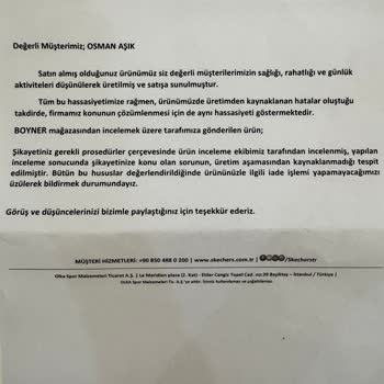 Boyner'den Alınan Skechers Marka Çocuk Ayakkabısı