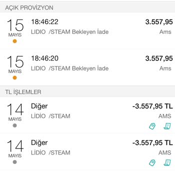 Lidio Ödeme Hizmetleri Kredi Kartımdan Habersiz Para Çekimi