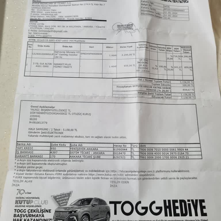 Samsung Başka Ürün Sattılar