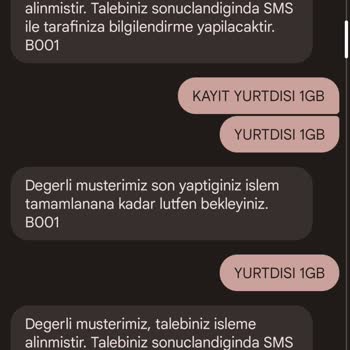 Bimcell Yurt Dışı İnternet Paketi Yüklemede Hata Veriyor
