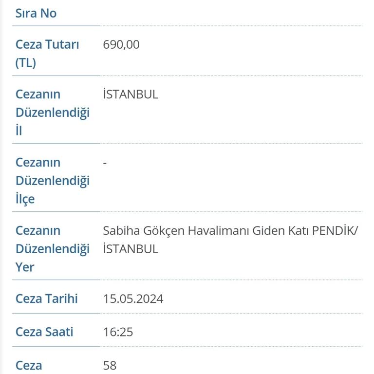 Sabiha Gökçen Havalimanı İç Hatlarda Bekleme Cezası İle İlgili Şikayet