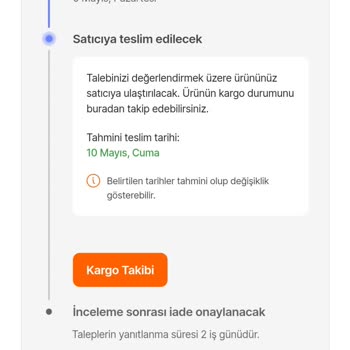 hepsiJET Hatalı Ürün Ve İade Sürecinde Yaşanan Gecikme