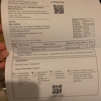 Boyner Online Yanlış Sipariş Teslimi