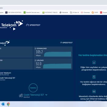 Türk Telekom Fiber 1GB Pakette 100MB Hız Alıyorum