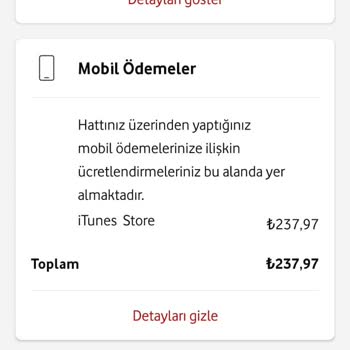 Vodafone Mobil Ödeme Sorunu