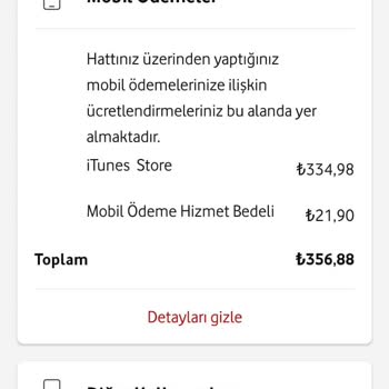 Vodafone Mobil Ödeme Sorunu