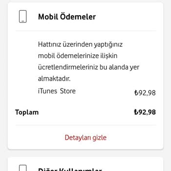 Vodafone Mobil Ödeme Sorunu