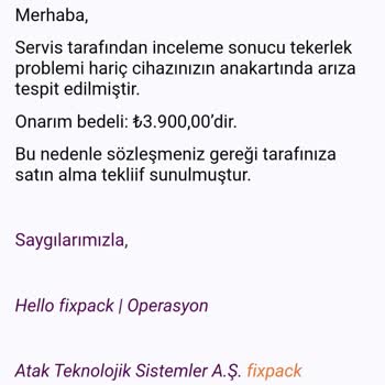 Hepsiburada'dan Aldığım Fix Pack Koruma Paketi Sorunsalı
