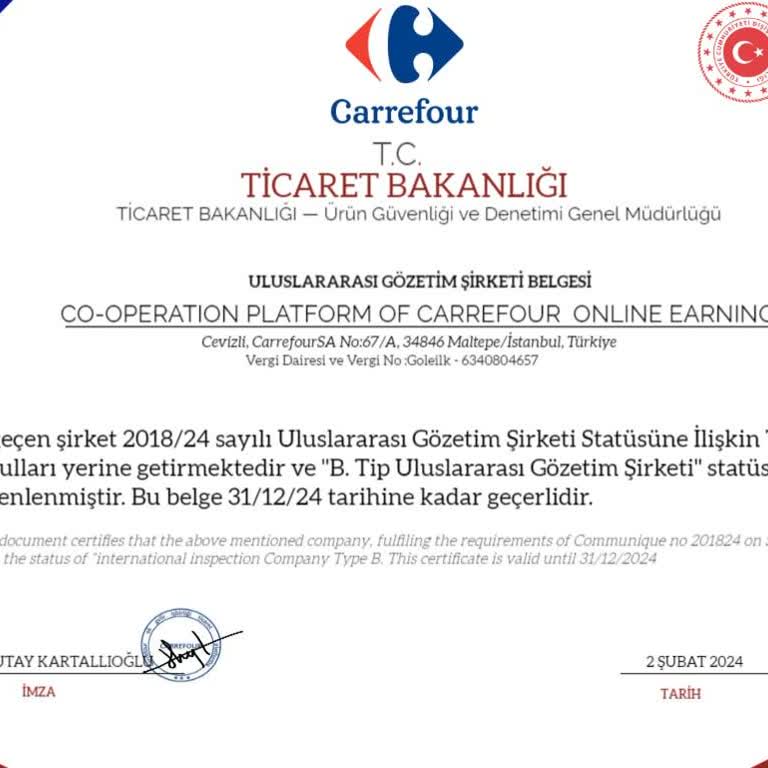 Carrefour SA AVM adı kullanılarak görev yapa para kazan aldatmacası