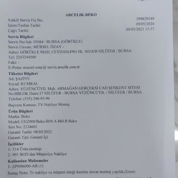 Beko 3 Sene İçerisinde 3-4 Defa Bir TV Arıza Çıkarması Sizce De Normal Mi?