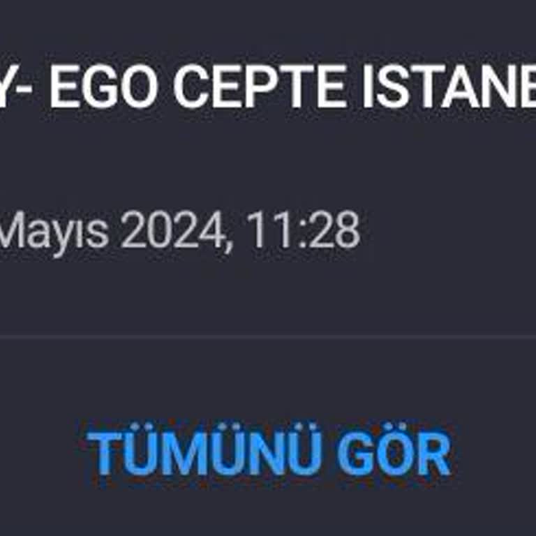 EGO Genel Müdürlüğü Online Abonman Sorunu