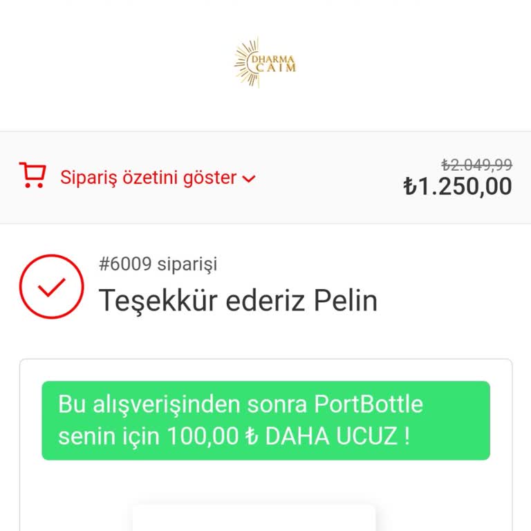 Dharmacaim Sitesi Siparişimi Göndermiyor