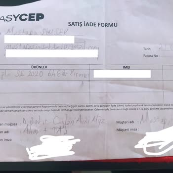 EasyCep İle Yaşadığım Yanıltıcı Bilgi Ve Sorunlu İade Süreci
