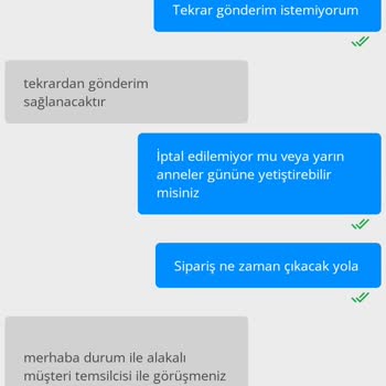Çiçek Sepeti Ürün Bekletme