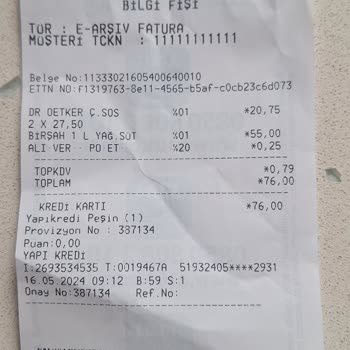 Birşah Sütün İçinden Böcek Çıktı