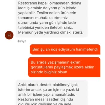 Migros Yemek Üzerinden Verilen Sipariş Ve Müşteri Hizmetleri Yaklaşımı