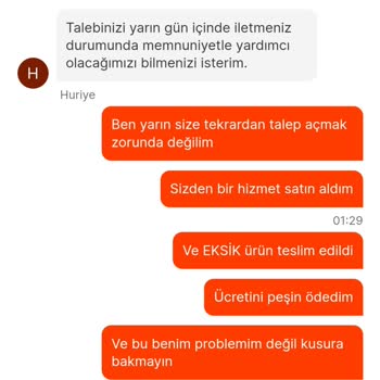 Migros Yemek Üzerinden Verilen Sipariş Ve Müşteri Hizmetleri Yaklaşımı