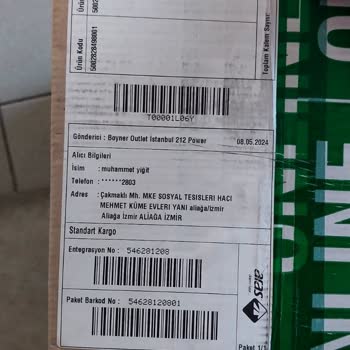 Aras Kargo Aliağa İzmir Verdiğimiz Adrese Teslimat Yapmıyorlar