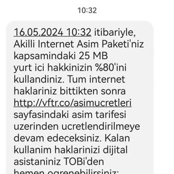 Vodafone Net Vodafone Red İnternet Paketi Tükenme Hızı Ve Ek Ücret Şikayeti