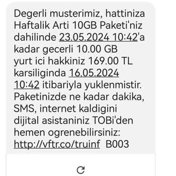 Vodafone Net Vodafone Red İnternet Paketi Tükenme Hızı Ve Ek Ücret Şikayeti
