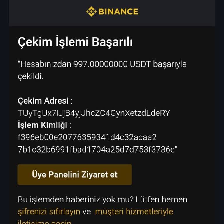 Binance Global Hesabım Çalındı, Cüzdan Bakiyem Başka Hesaba Aktarılmış