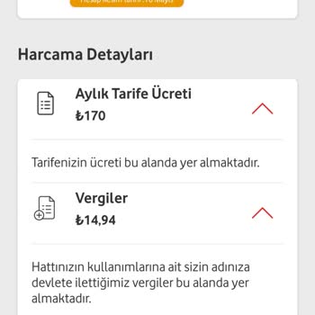 Vodafone Ayda 1 Tarife Fiyatımı Arttırıyor
