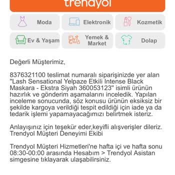 Trendyol Müşteri Mağduriyeti Ve Beklenen Anlayış