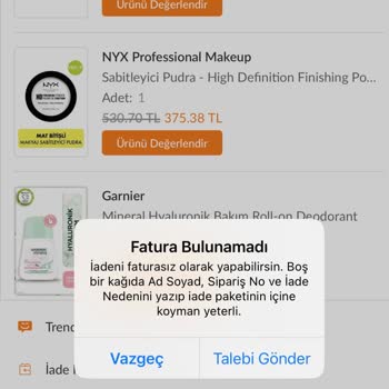 Trendyol Müşteri Mağduriyeti Ve Beklenen Anlayış