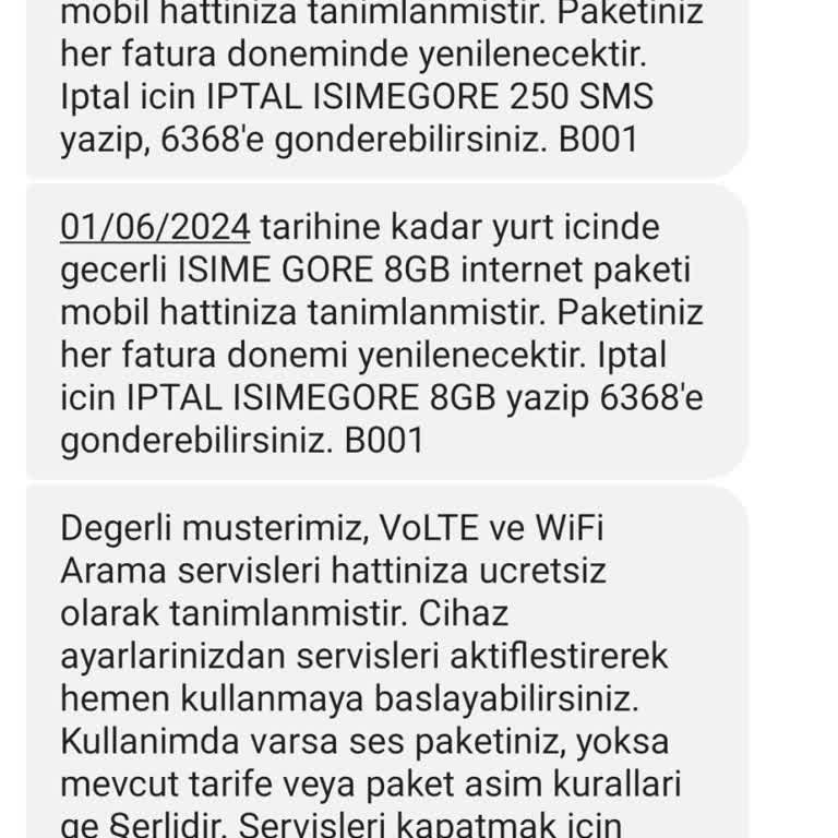 Türk Telekom Benden Habersiz Adıma Paketler Tanımlıyor Ve İnkar Ediyor