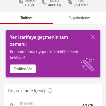 Vodafone Sürekli Tarife Değişikliği Ve Fiyat Artışı 480 TL