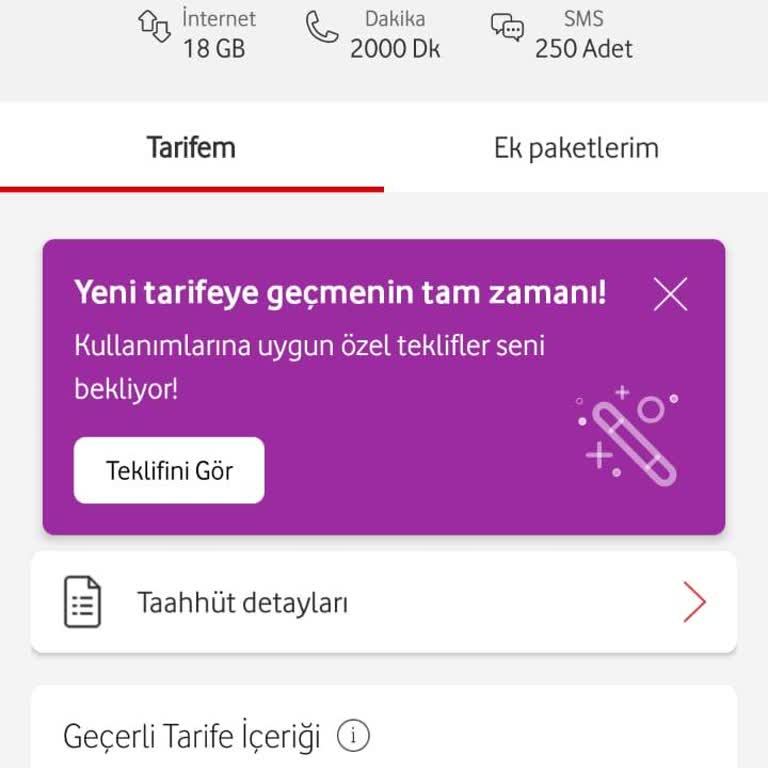 Vodafone Beni Mağdur Etti.