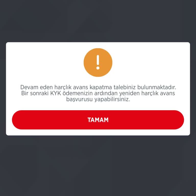 Ziraat Bankası Harçlık Avans İptal Ettim Geri Açamıyorum