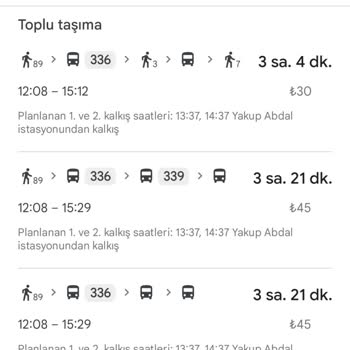 Bursa Büyükşehir Belediyesi Bursa'da Hiçbir Toplu Taşıma Yol Tarifi Uygulamasının Çalışmaması