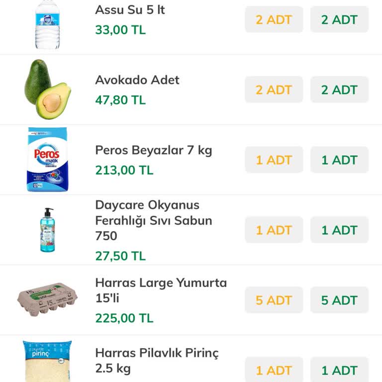File Market Eksik Sipariş File