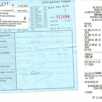 Ekol Giyim Ürün Değişikliği Hk.