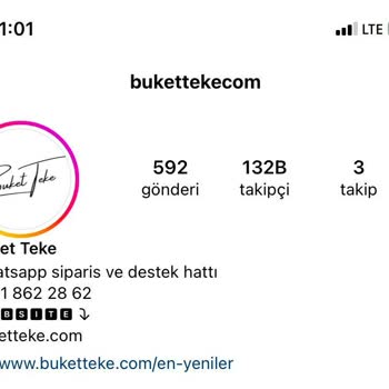 Lilijobutik Buket Teke İademi Yapmıyor.