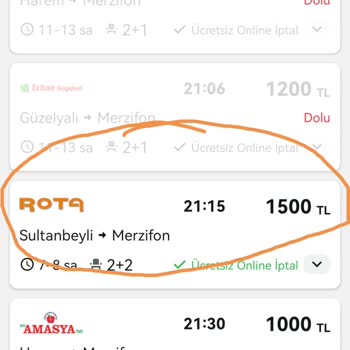 Rota Turizm Hayali Sefer Atama Diye Yolcu İptali