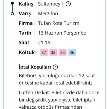 Rota Turizm Hayali Sefer Atama Diye Yolcu İptali