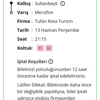 Rota Turizm Hayali Sefer Atama Diye Yolcu İptali