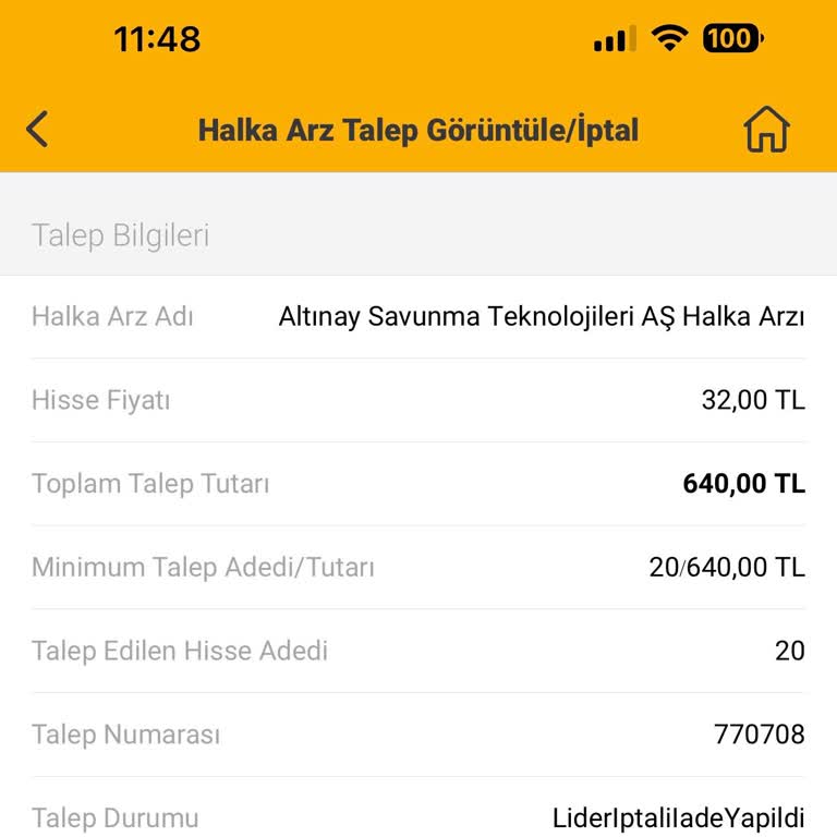 Hisse Senedi İptali VakıfBank