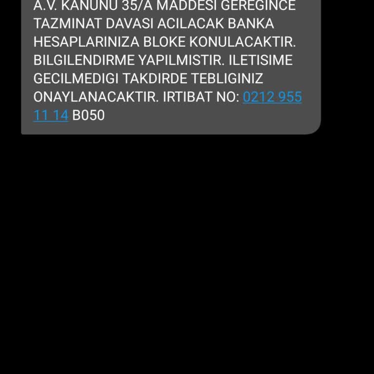 Hakara Hukuk (SMS) SMS Yoluyla Suçlama