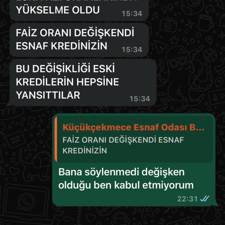 Esnaf ve Sanatkarlar Odası Esnaf Sanatkarlar Odası Ödenmekte Olan Kredi Faizi Zam Yapıyor