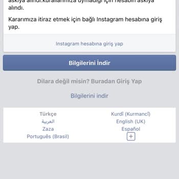 Facebook Sayfa Kapatma