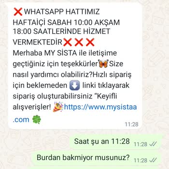 My Sista Instagram Satış Hizmetindeki İletişim Sorunları