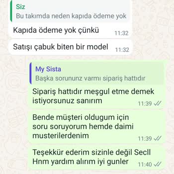 My Sista Instagram Satış Hizmetindeki İletişim Sorunları