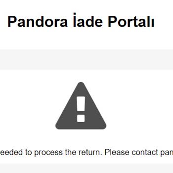 Pandora Mücevher Pandora İade Sorunu