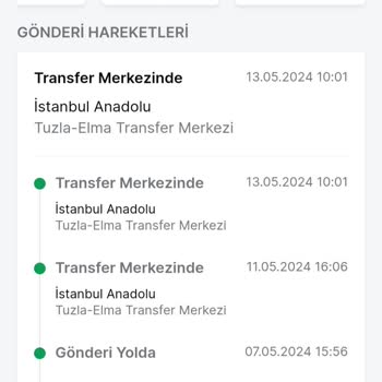 Trendyol Express Tuzla Elma Transfer Merkezi Kargo Teslim Etmeme