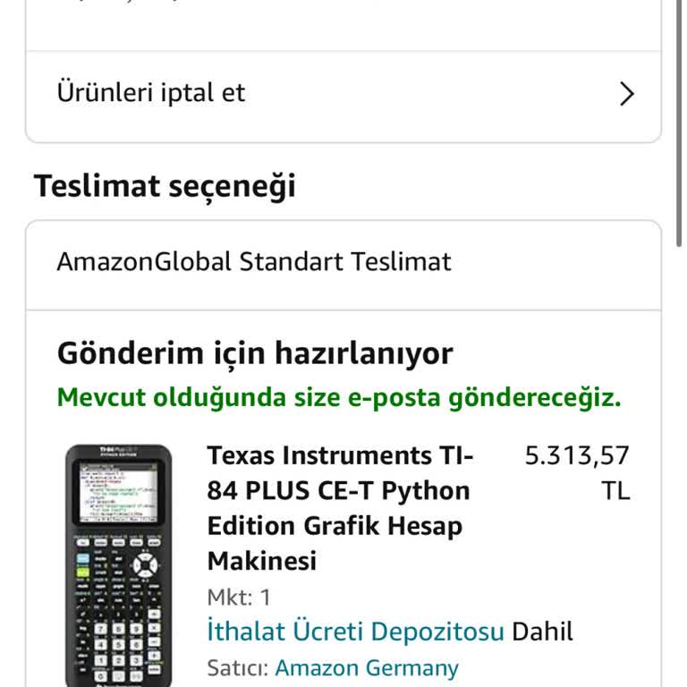 Amazon Kargom Hakkında Bilgi Verilmiyor