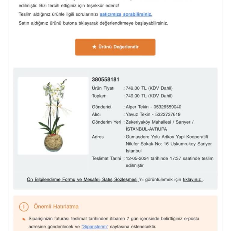 Çiçek Sepeti Çiçek Yerine Dert Dağıtıyor.