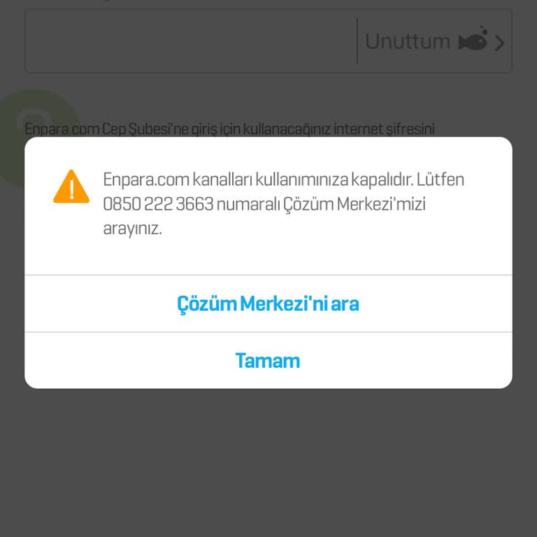 Enpara Hesabıma Bloke Koydu